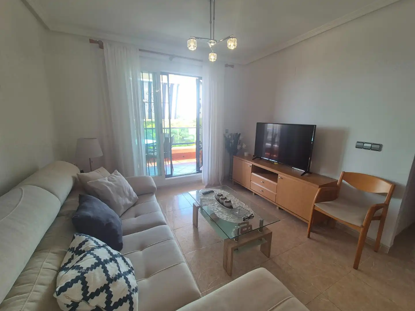 Living room of Flat for sale in Torrevieja  with Air Conditioner, Terrace and Storage room