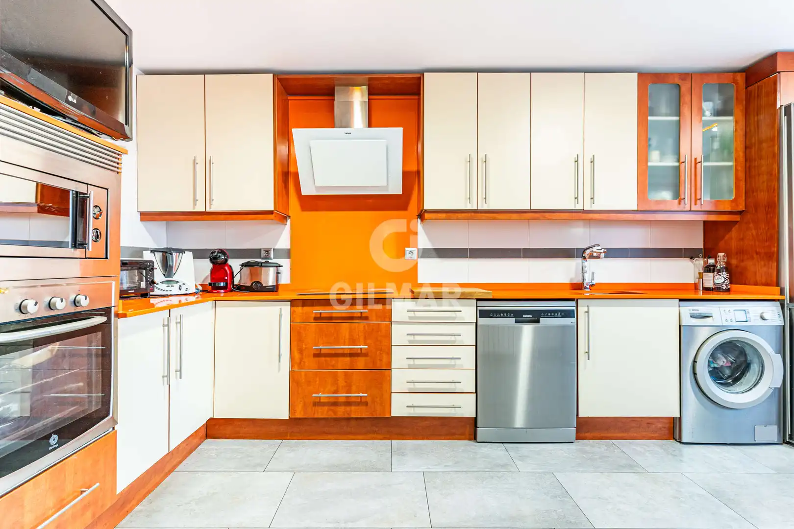 Küche von Einfamilien-Reihenhaus zum Verkauf in Arroyomolinos (Madrid) mit Heizung, Privatgarten und Schwimmbad