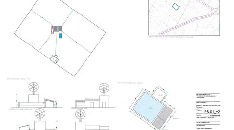 Terreno rústico urbanizable con proyecto aprobado para vivienda unifamiliar con piscina privada en Muro, imatge 4