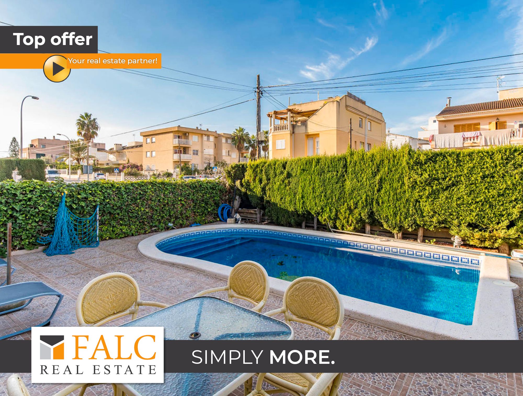 Vista exterior de Casa o chalet en venta en Calvià con Aire acondicionado, Jardín privado y Piscina