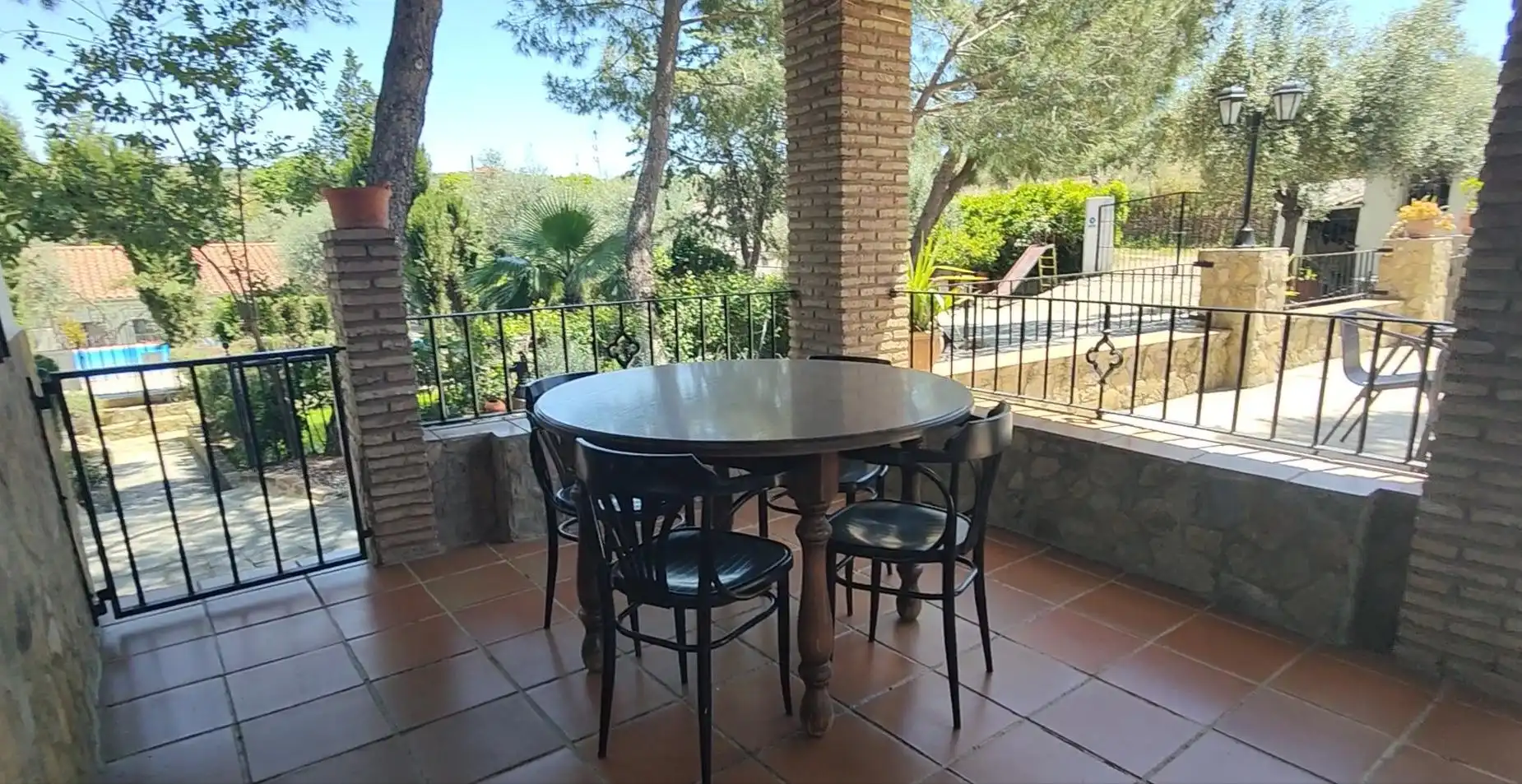 Terraza de Finca rústica en venta en La Lapa con Aire acondicionado, Jardín privado y Terraza