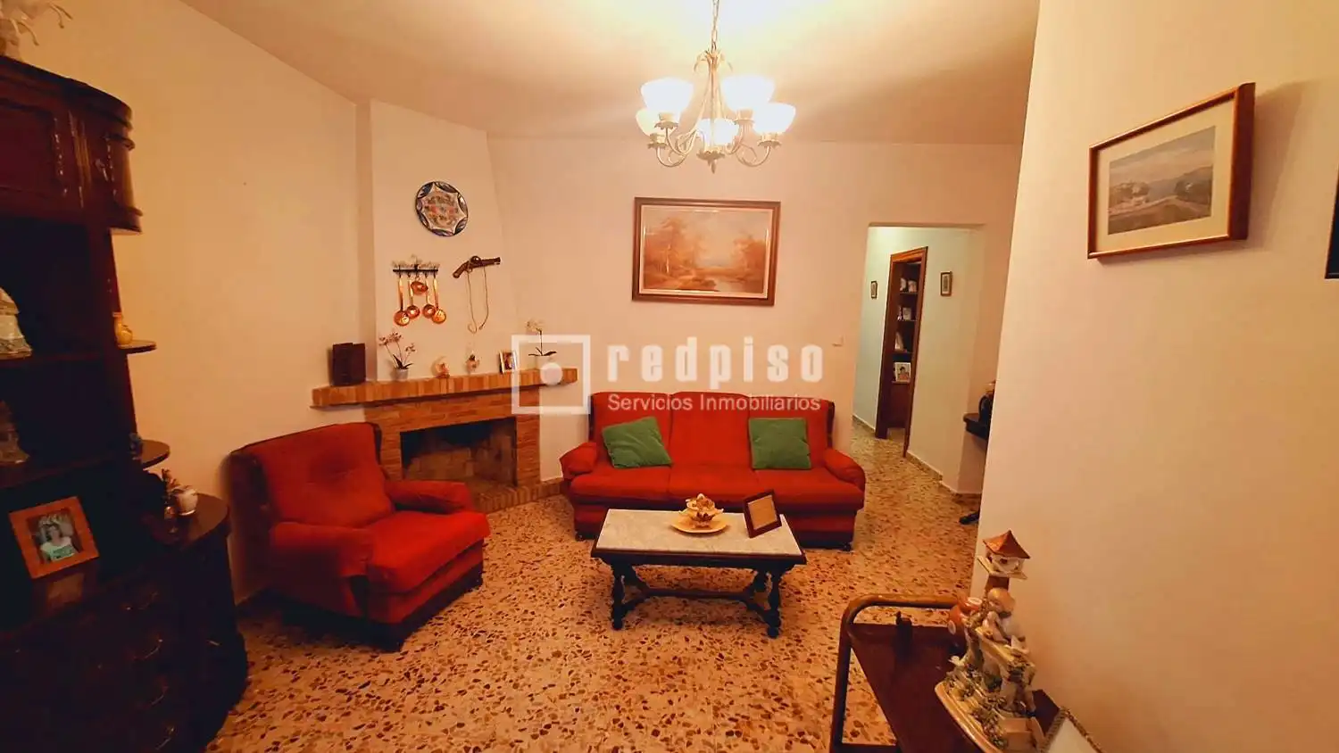 Sala d'estar de Casa o xalet en venda en Málaga amb Calefacció i Terrassa