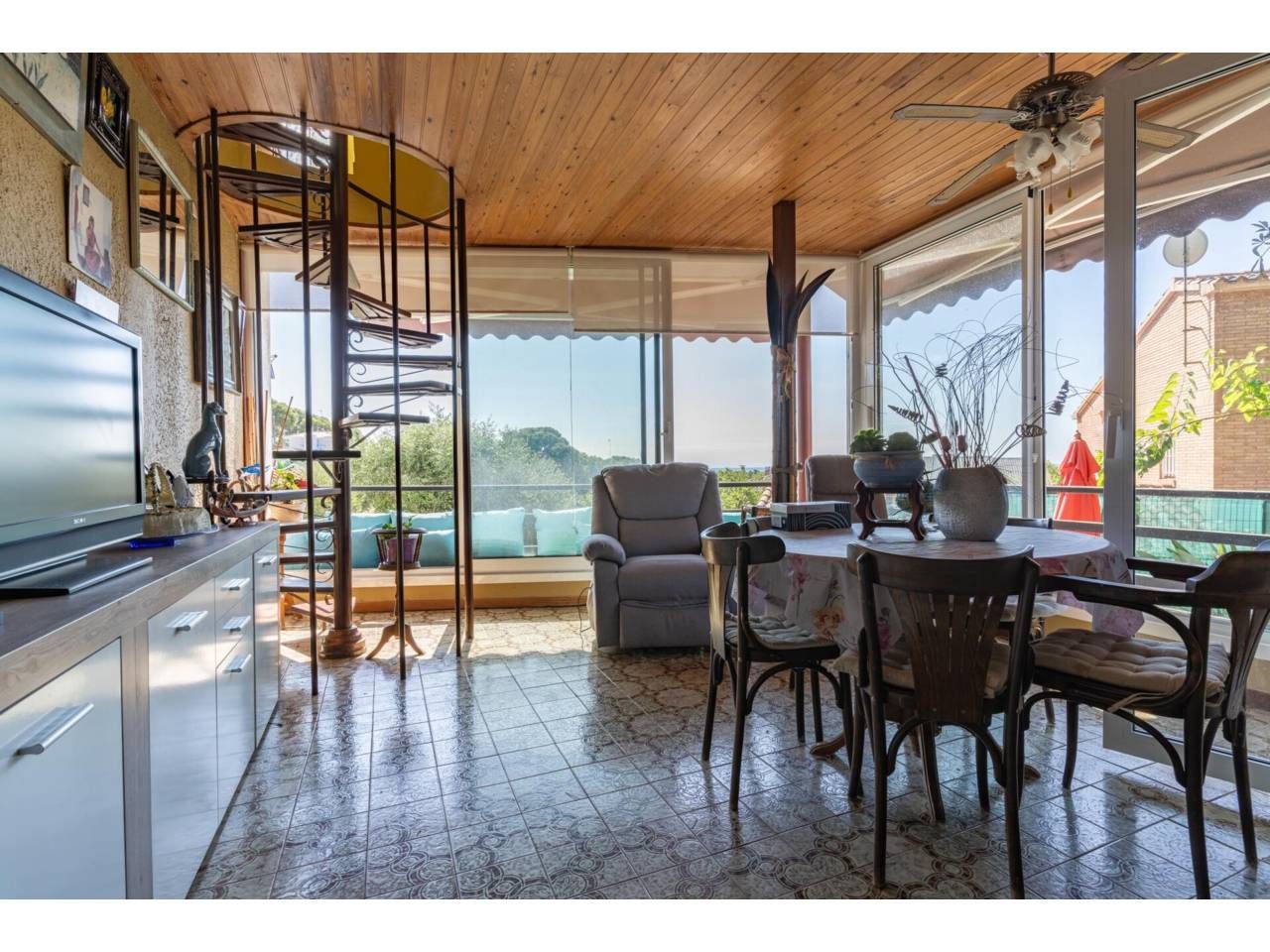 Menjador de Dúplex en venda en  Tarragona Capital amb Aire condicionat, Jardí privat i Terrassa