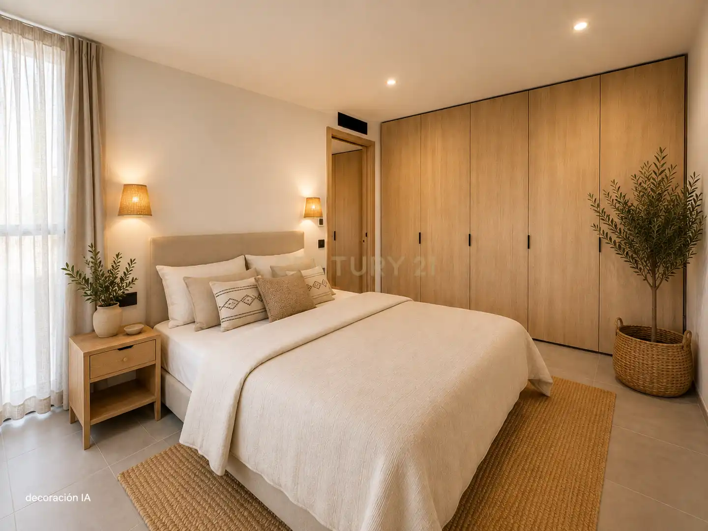 Dormitori de Apartament en venda en Santa Eulària des Riu amb Aire condicionat i Alarma