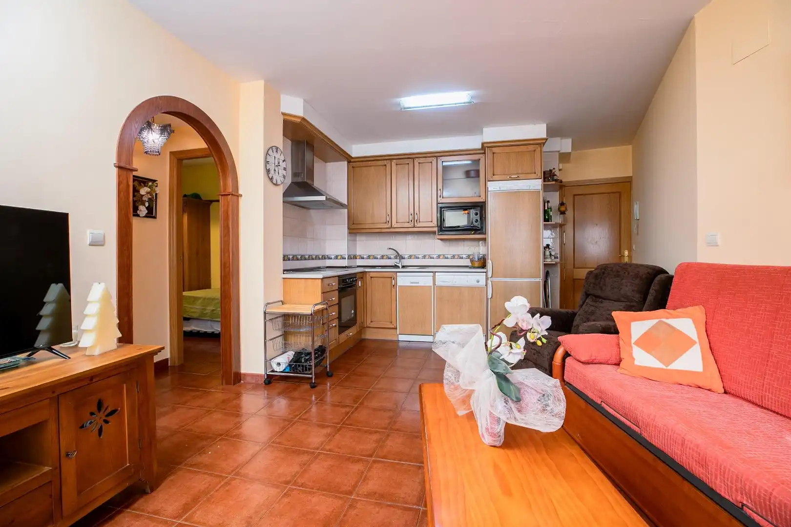Kitchen of Flat for sale in Biescas  with Heating and Furnished