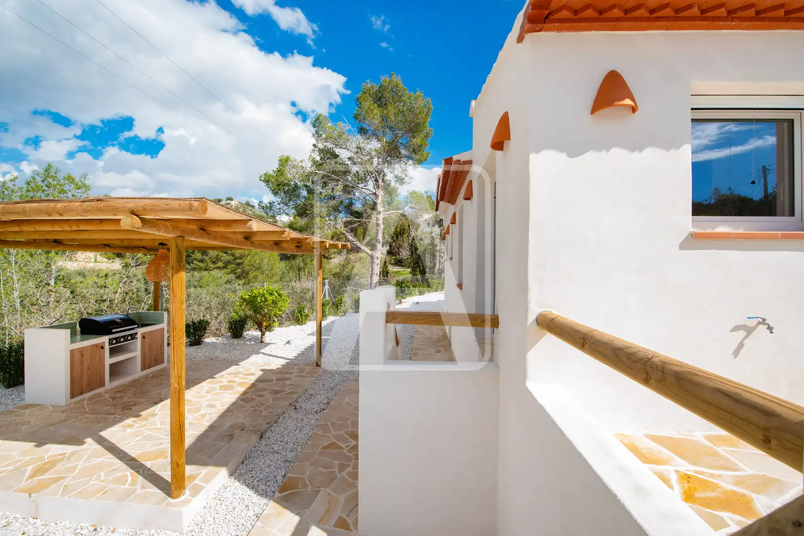 Jardín de Casa o chalet en venta en Calpe / Calp con Aire acondicionado, Jardín privado y Terraza
