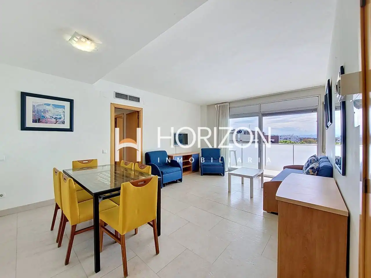 Wohnzimmer von Wohnungen zum Verkauf in Salou mit Klimaanlage, Heizung und Terrasse