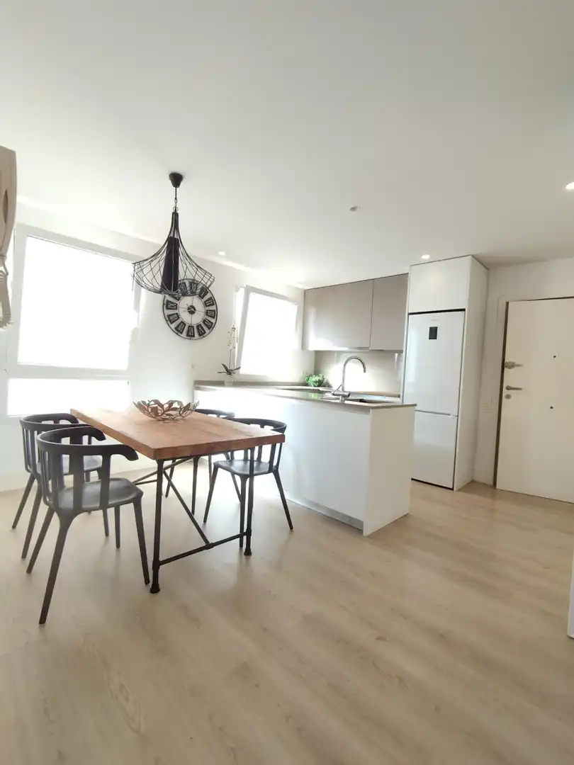 Kitchen of Flat for rent in  Murcia Capital  with Air Conditioner and Furnished