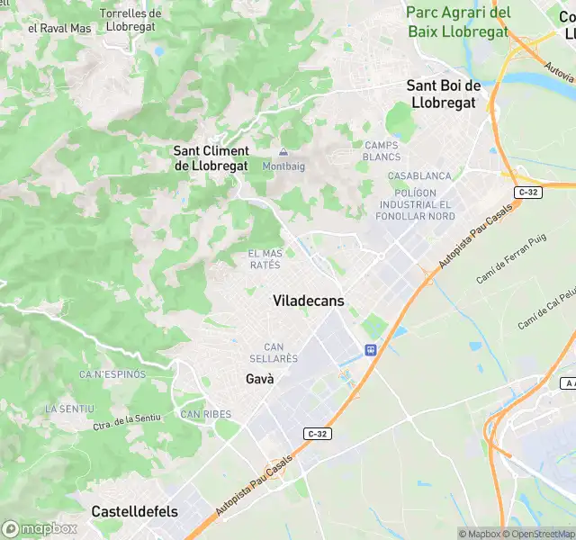 Vista exterior de Piso en venta en Gavà