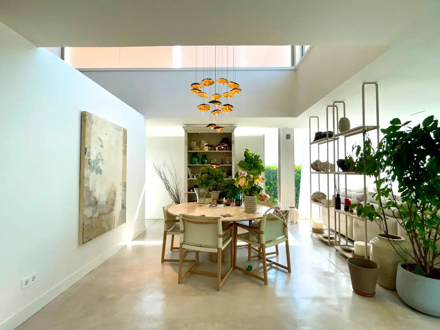 Esszimmer von Haus oder Chalet zum Verkauf in Sant Vicenç de Montalt mit Klimaanlage, Heizung und Privatgarten