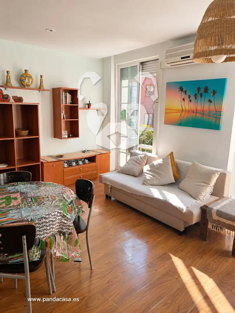Sala de estar de Piso de alquiler en Madrid con Aire acondicionado, Calefacción y Parquet
