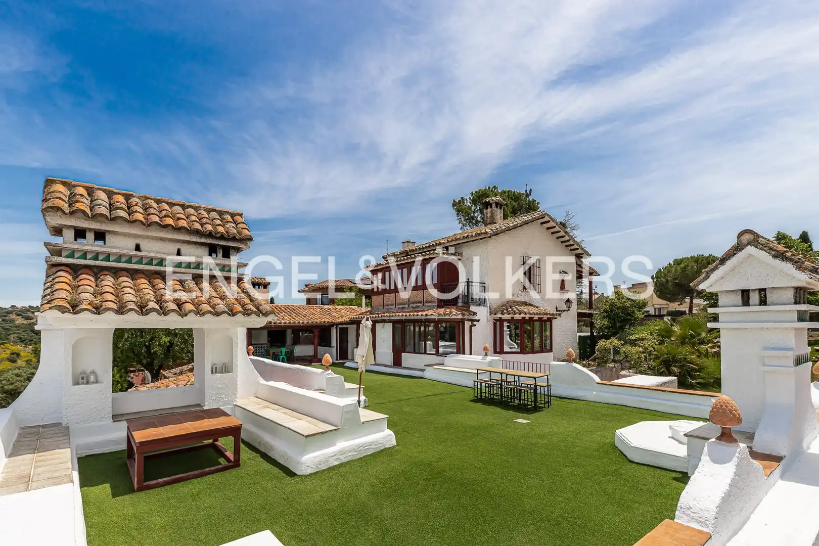 Terraza de Casa o chalet de alquiler en Las Rozas de Madrid con Calefacción, Jardín privado y Terraza