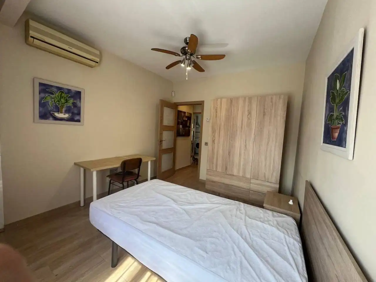 Bedroom of Flat for rent in Toledo  with Air Conditioner, Heating and Terrace