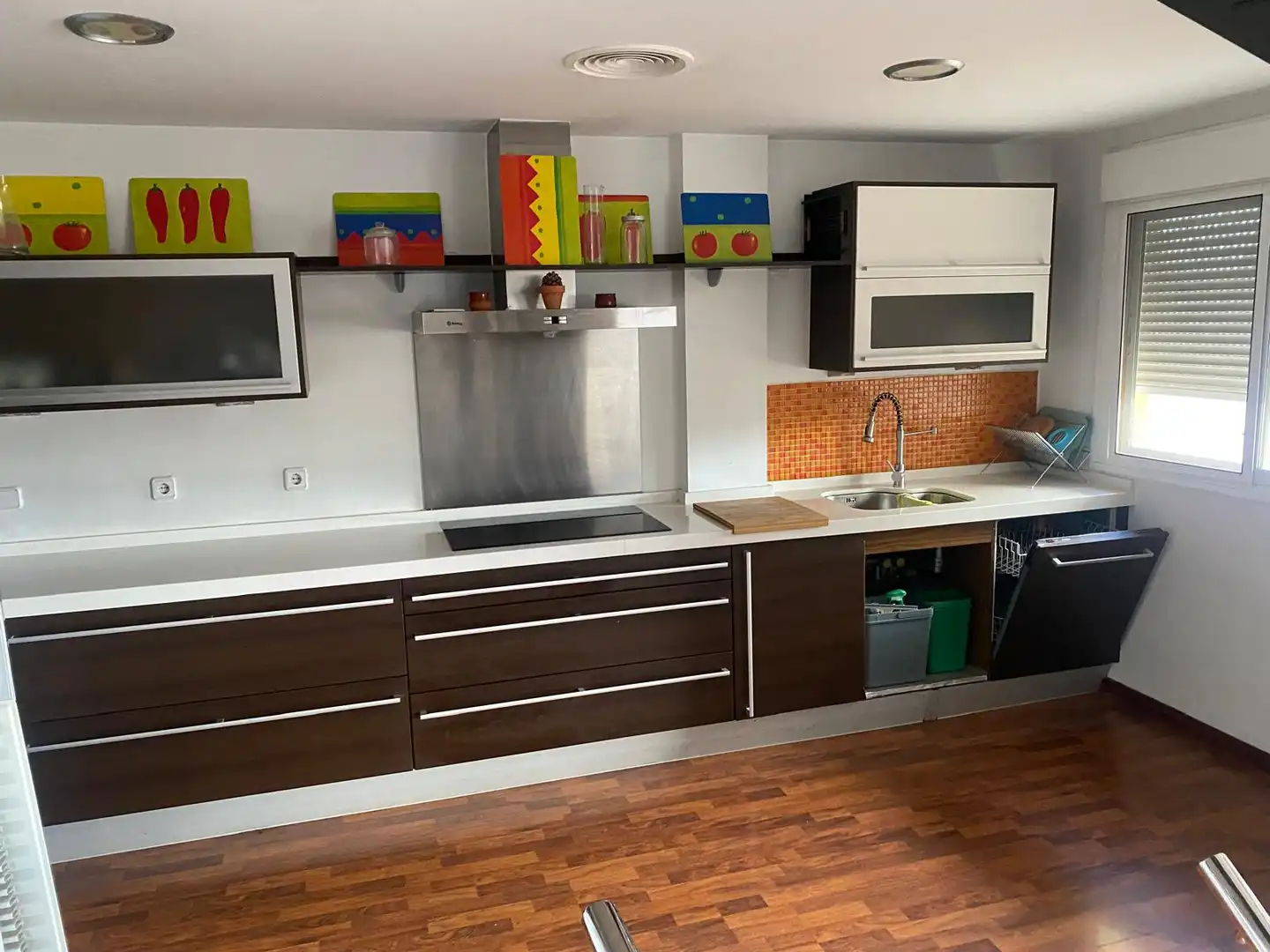 Cocina de Casa adosada en venta en Poblete con Aire acondicionado, Calefacción y Jardín privado