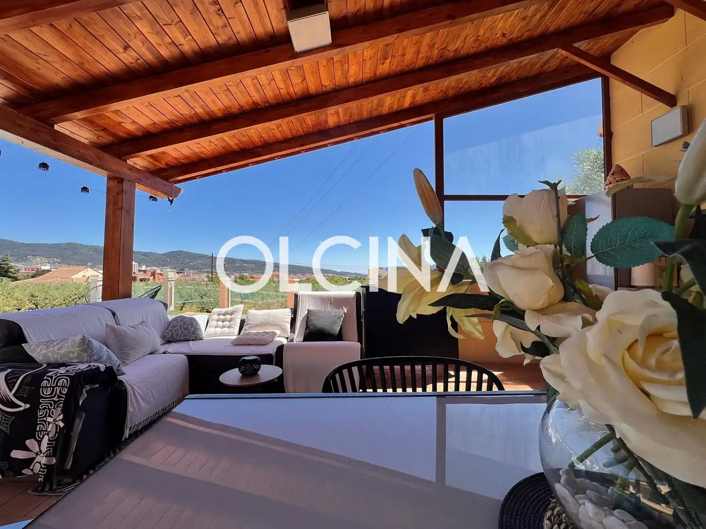 Terrasse von Haus oder Chalet zum Verkauf in Ibi mit Klimaanlage, Heizung und Privatgarten