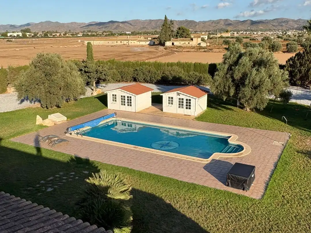 Piscina de Casa o xalet en venda en Lorca amb Aire condicionat, Terrassa i Piscina