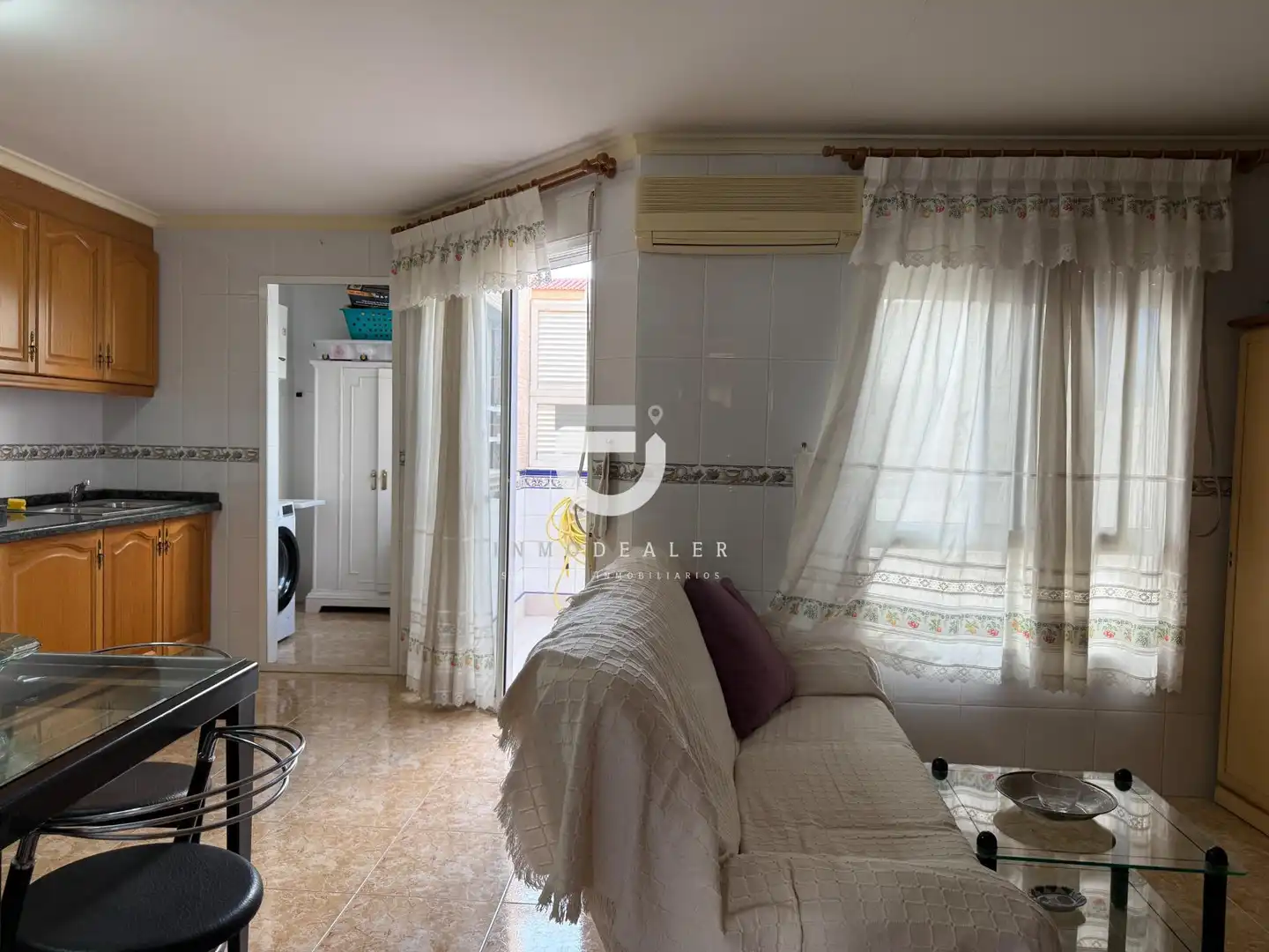 Sala de estar de Casa adosada en venta en Daimús con Aire acondicionado y Balcón