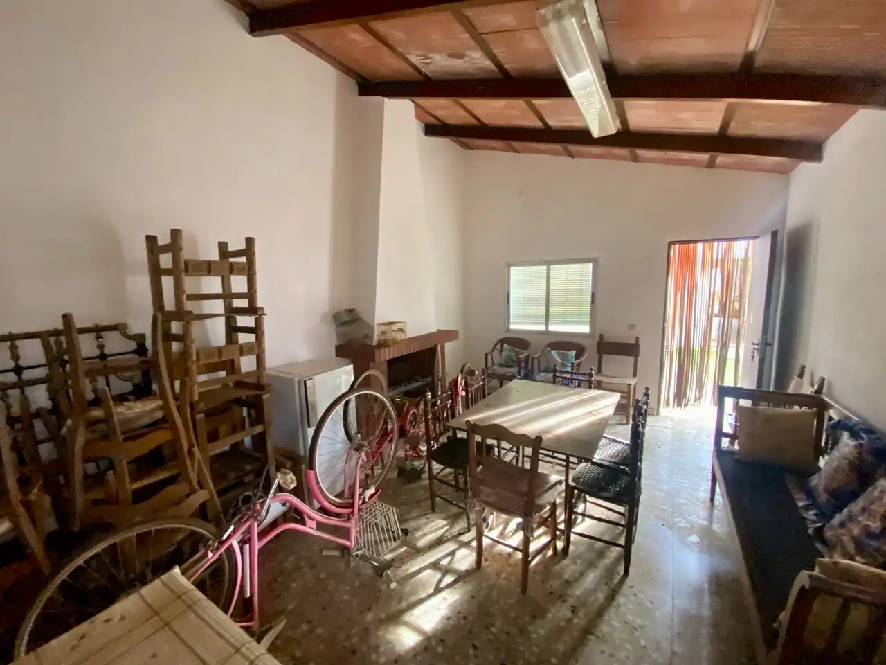 Comedor de Casa o chalet en venta en Ballesteros de Calatrava con Jardín privado, Terraza y Amueblado