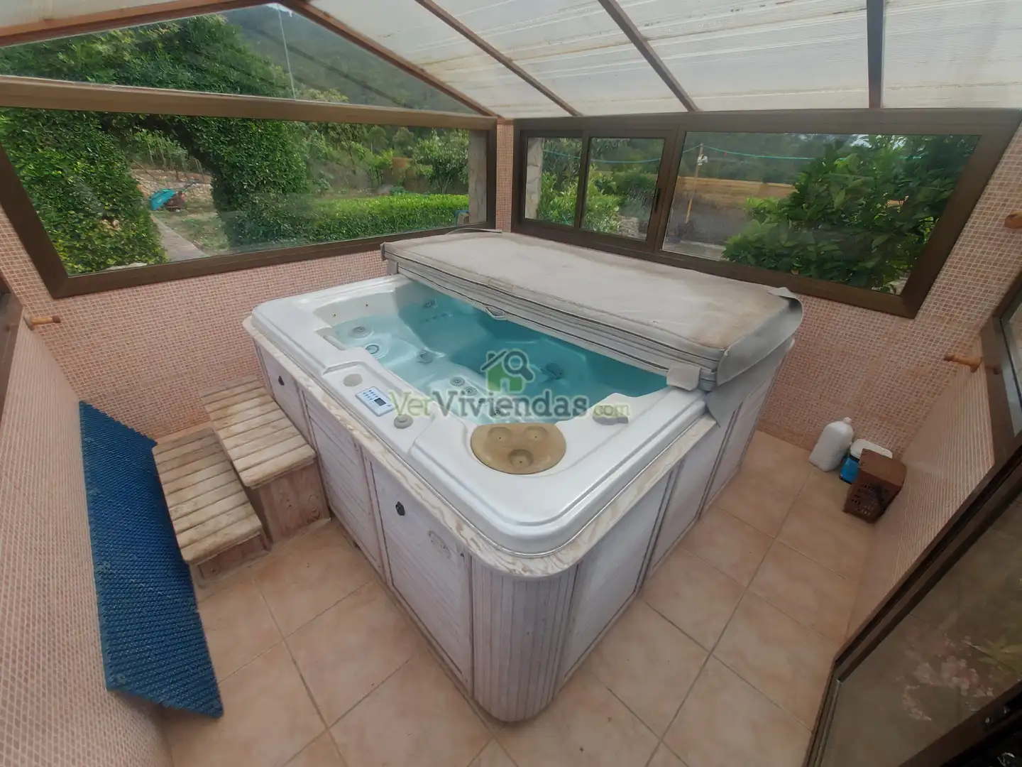 Jardí de Casa o xalet en venda en Vallirana amb Aire condicionat, Calefacció i Jardí privat
