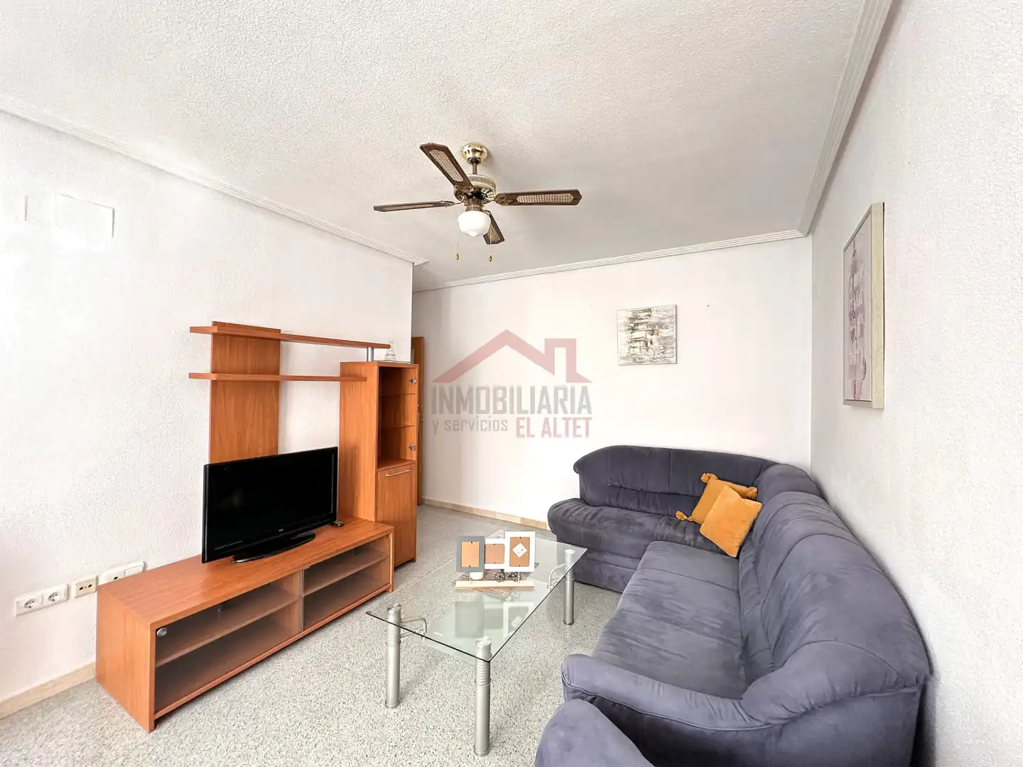 Sala de estar de Piso en venta en Elche / Elx con Trastero, Amueblado y Horno