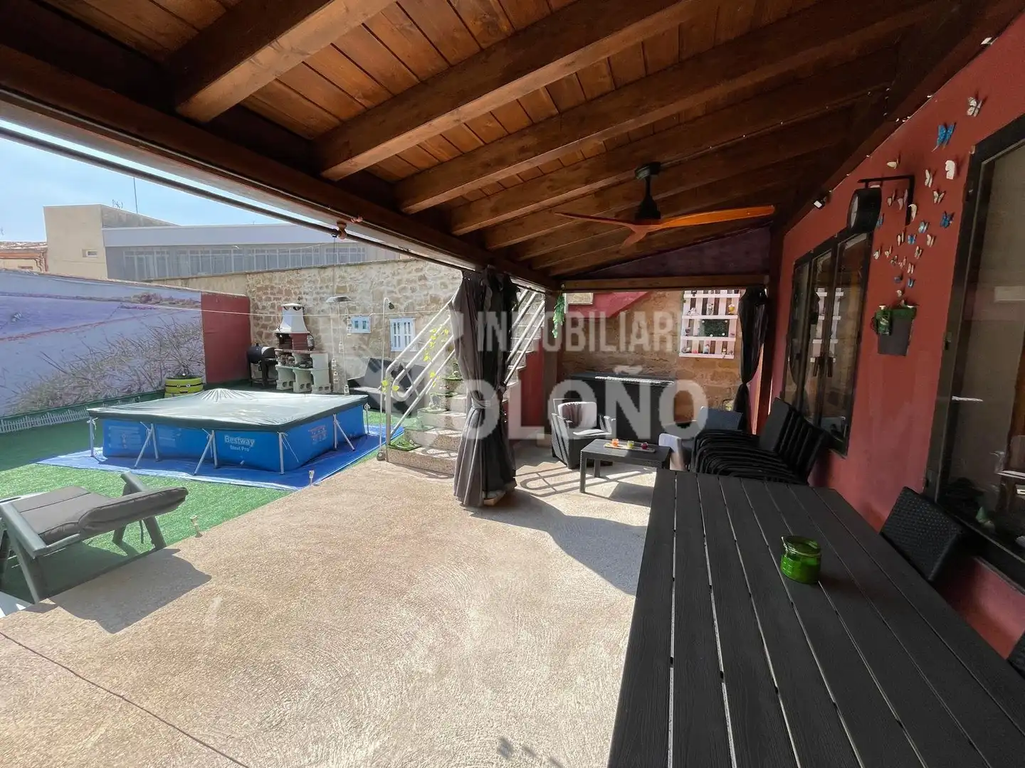Terraza de Casa o chalet en venta en Rodezno con Calefacción, Jardín privado y Parquet