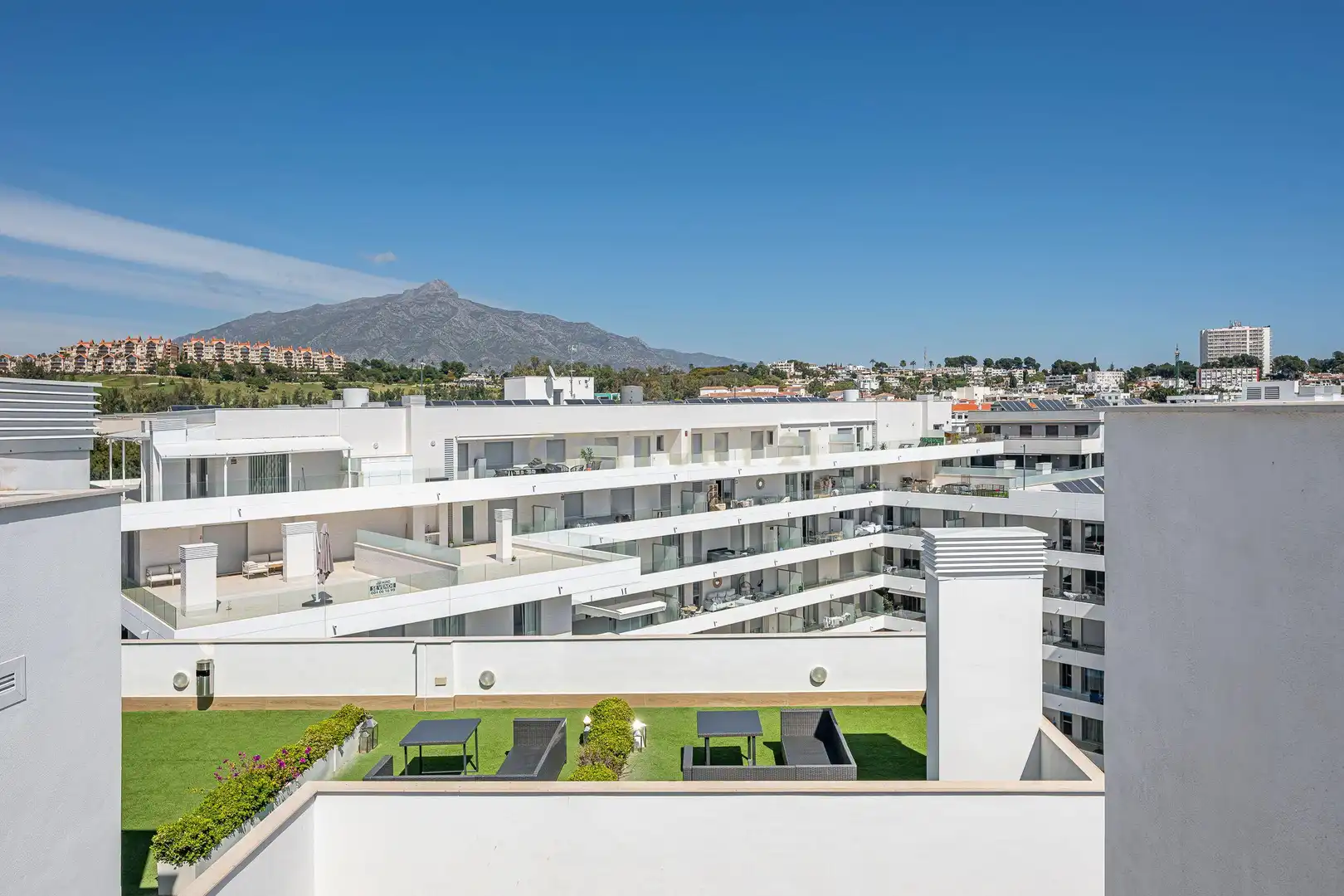 Terrassa de Apartament en venda en Marbella amb Aire condicionat, Traster i Piscina