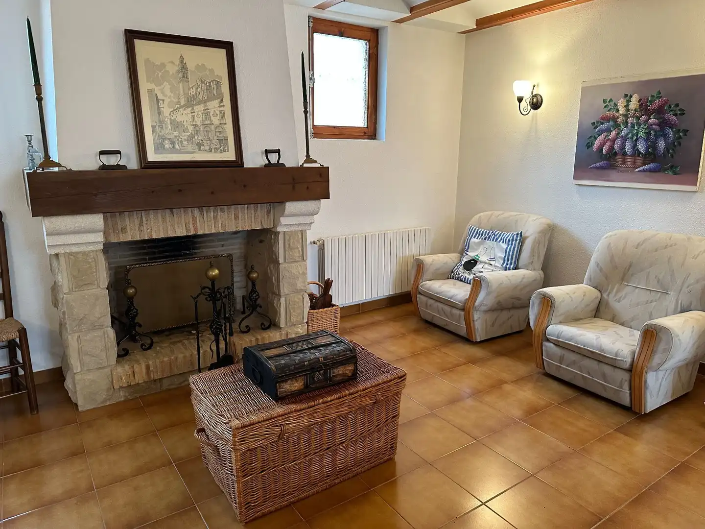 Sala d'estar de Casa o xalet en venda en Ontinyent amb Aire condicionat, Calefacció i Jardí privat