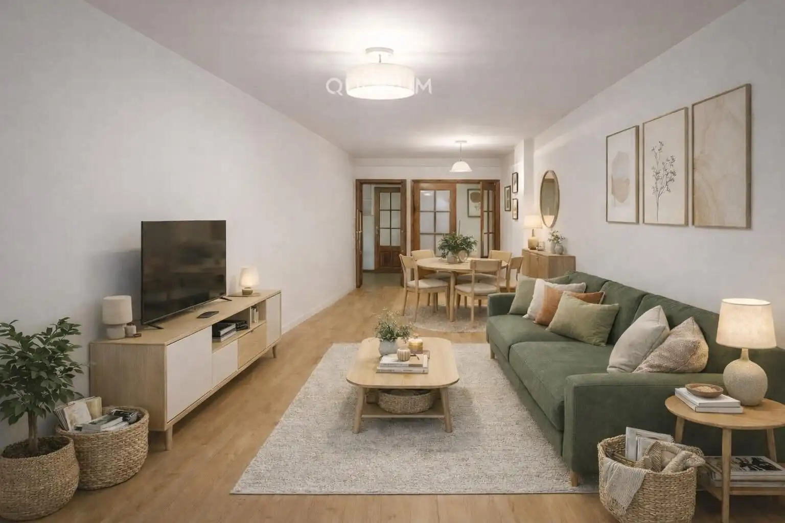 Sala d'estar de Pis en venda en Bilbao  amb Terrassa, Traster i Balcó