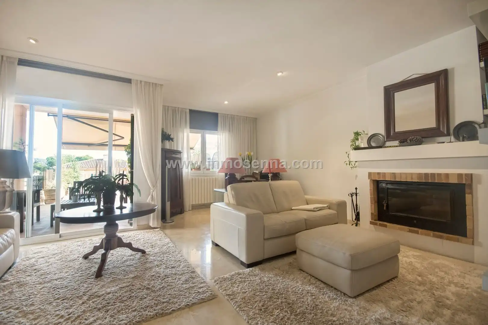 Sala de estar de Casa adosada en venta en Calvià con Terraza y TV