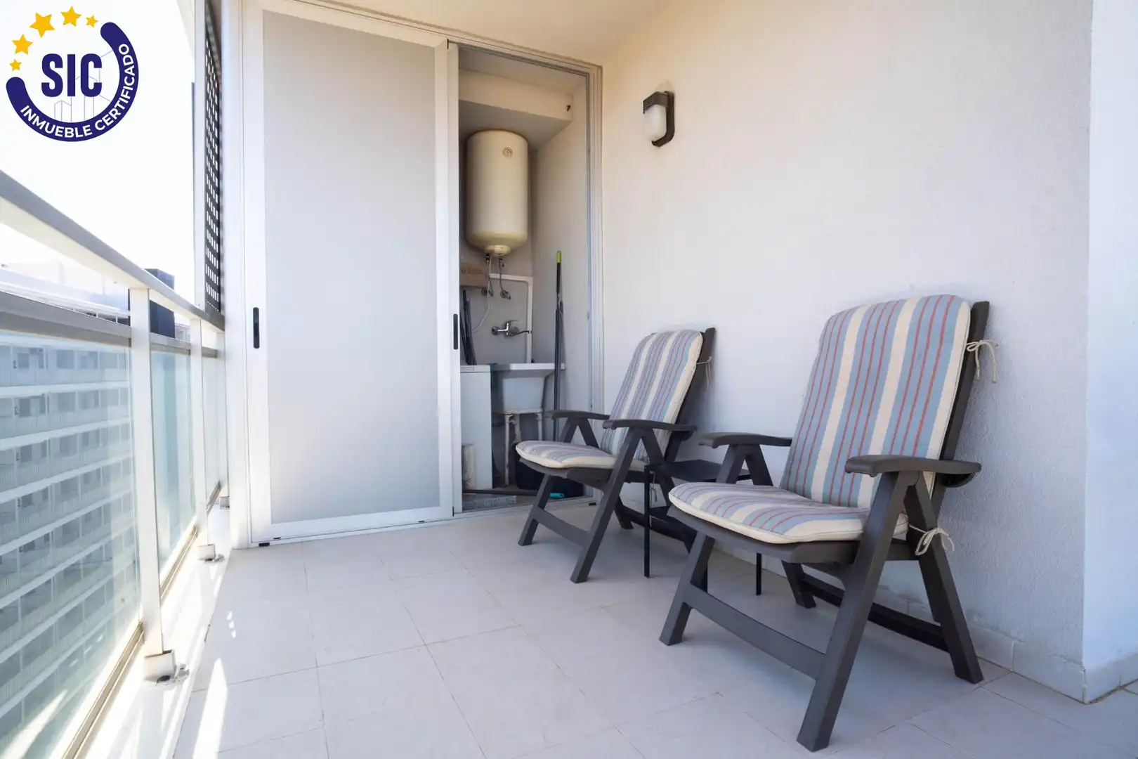 Terrassa de Apartament en venda en Oropesa del Mar / Orpesa amb Aire condicionat, Jardí privat i Terrassa