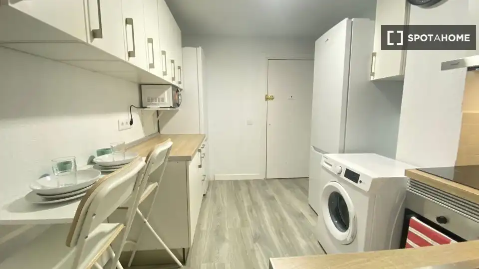 Kitchen of Flat for rent in Madrid  with Air Conditioner, Heating and Furnished