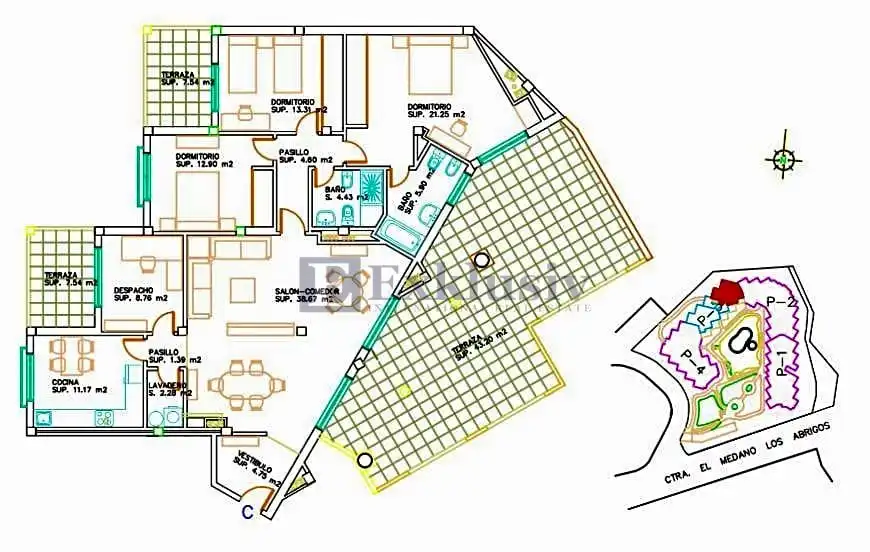 Ático con ascensor en venta en Los Abrigos, imagen 9
