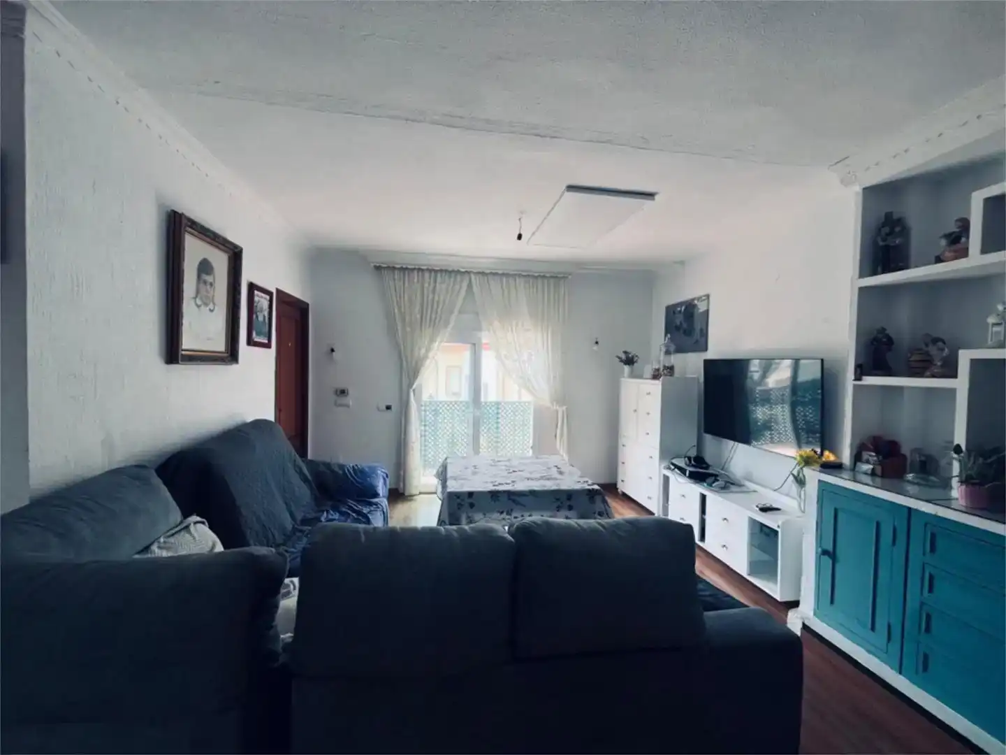 Sala d'estar de Dúplex en venda en Punta Umbría amb Aire condicionat, Parquet i Moblat