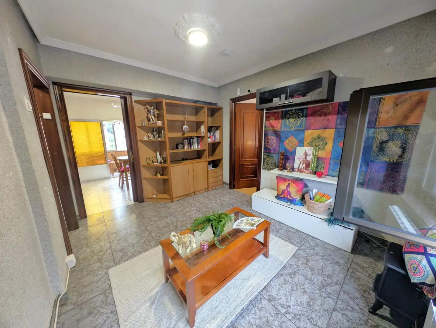 Sala d'estar de Pis en venda en Aller amb Calefacció, Terrassa i Traster
