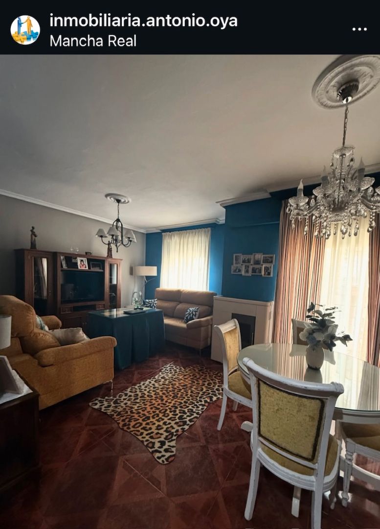 Living room of Flat for sale in Mancha Real  with Heating, Storage room and Furnished