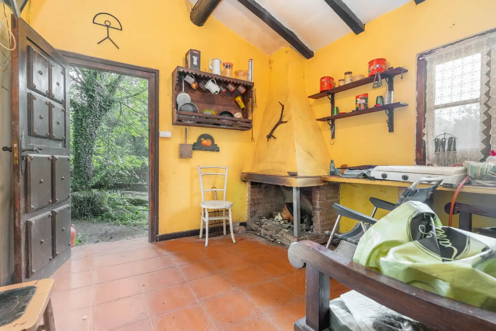 Jardín de Finca rústica en venta en Sobrescobio con Jardín privado, Terraza y Amueblado