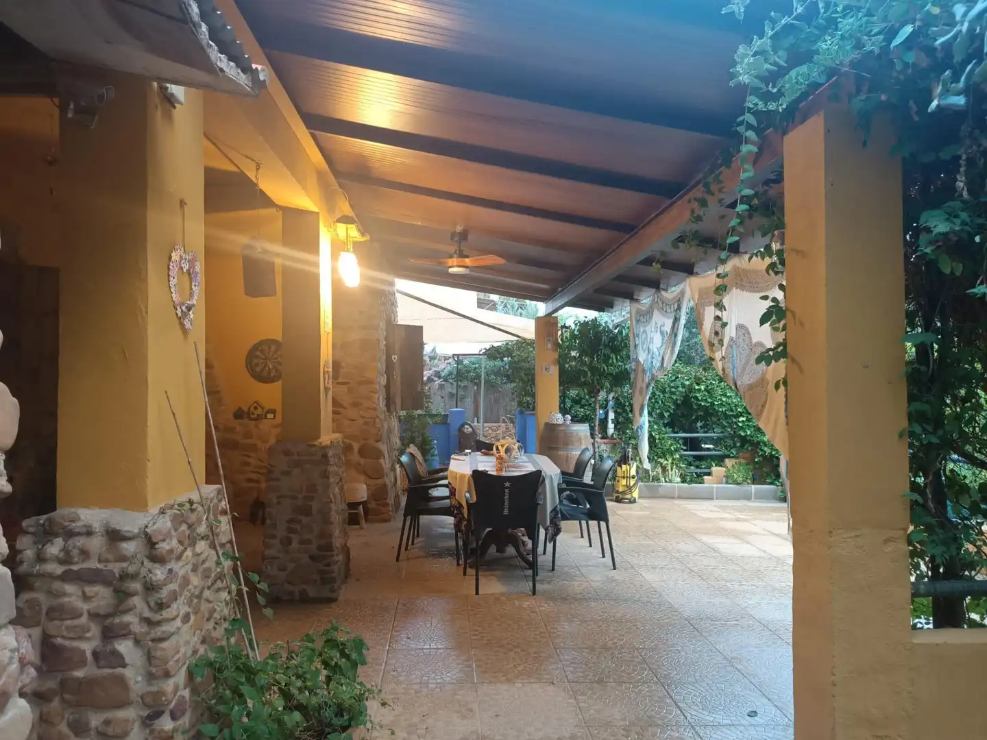 Terrassa de Casa o xalet en venda en Piedrabuena amb Aire condicionat, Calefacció i Jardí privat