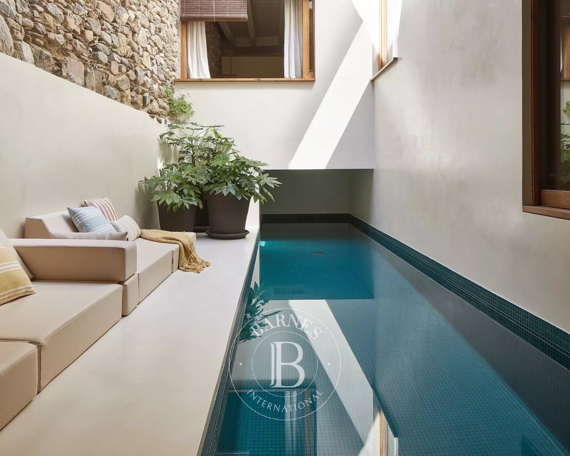 Swimming pool of Country house for sale in Cruïlles, Monells I Sant Sadurní de L'Heura  with Heating, Swimming Pool and Furnished