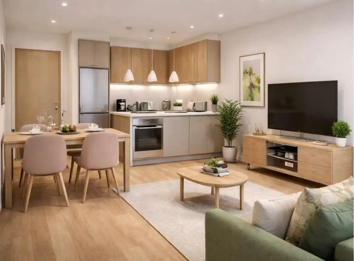 Sala de estar de Piso en venta en Esparreguera con Calefacción y Horno
