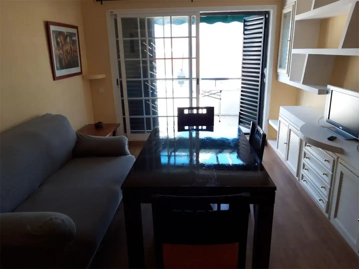 Sala d'estar de Pis en venda en Badajoz amb Aire condicionat, Parquet i Moblat