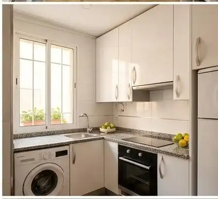 Kitchen of Flat for sale in Madrid  with Air Conditioner