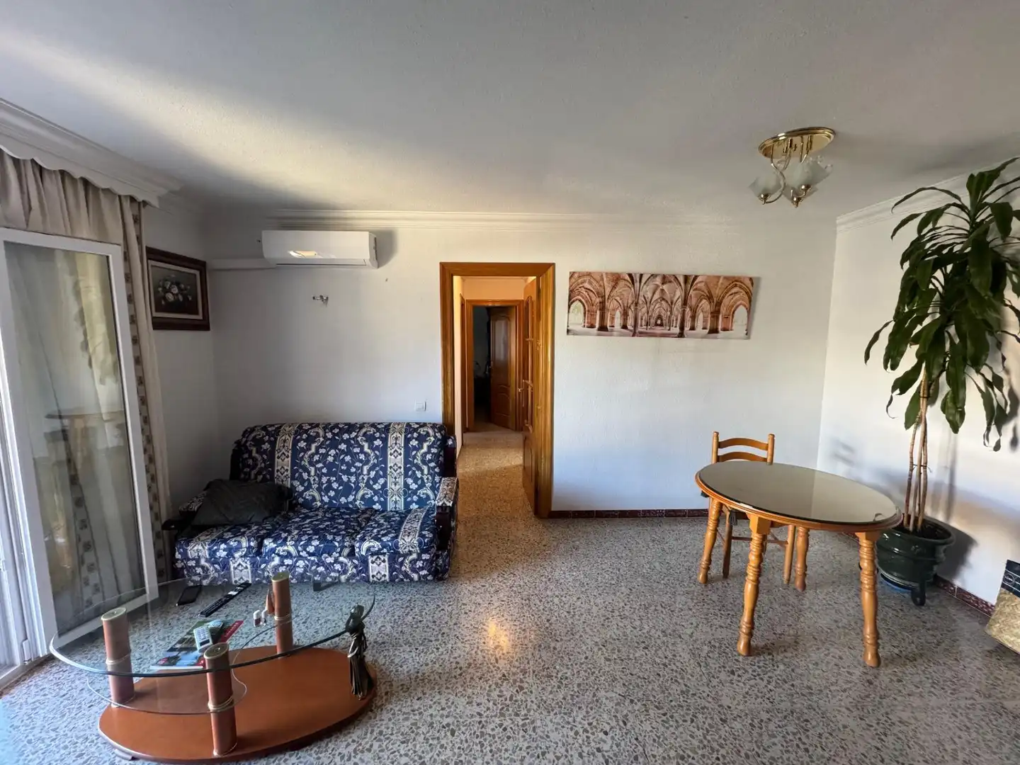 Living room of Flat for sale in Málaga Capital  with Terrace and Storage room