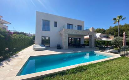 Exterior view of House or chalet for sale in Sant Llorenç des Cardassar  with Air Conditioner, Terrace and Swimming Pool