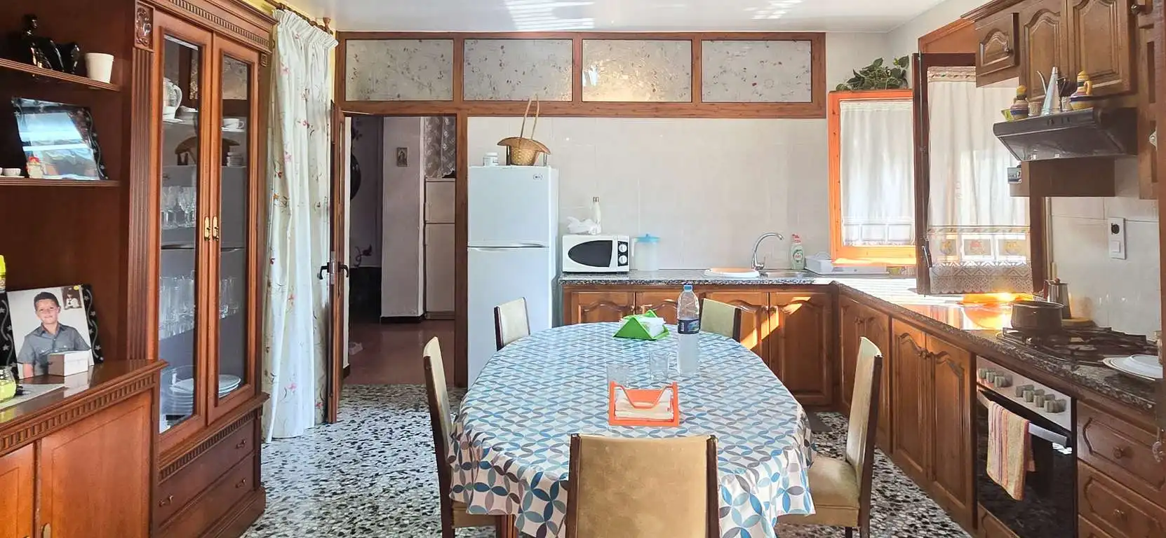 Küche von Haus oder Chalet zum Verkauf in Sant Miquel de Fluvià mit Terrasse und Möbliert