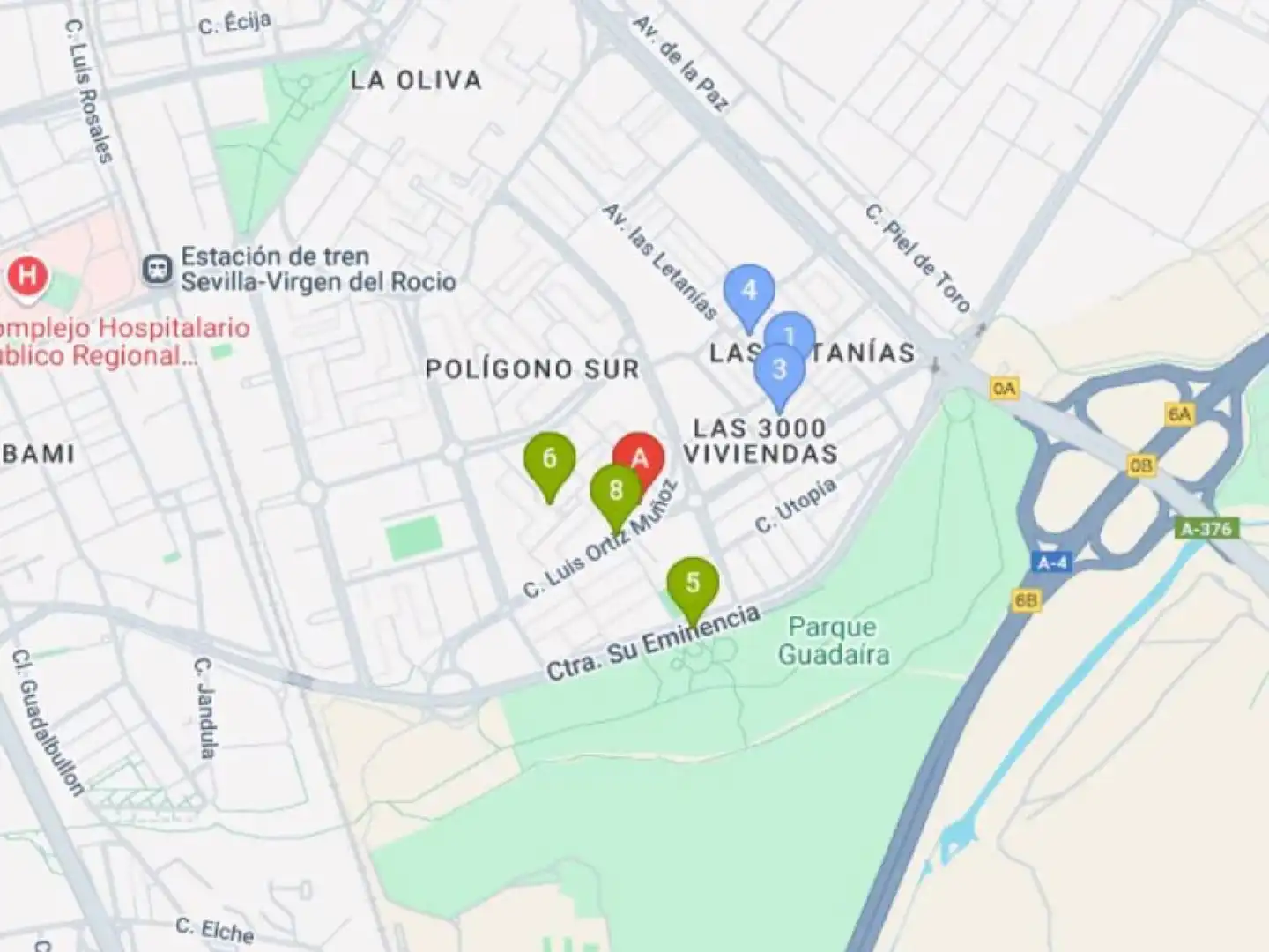 Außenansicht von Wohnung zum Verkauf in Sevilla