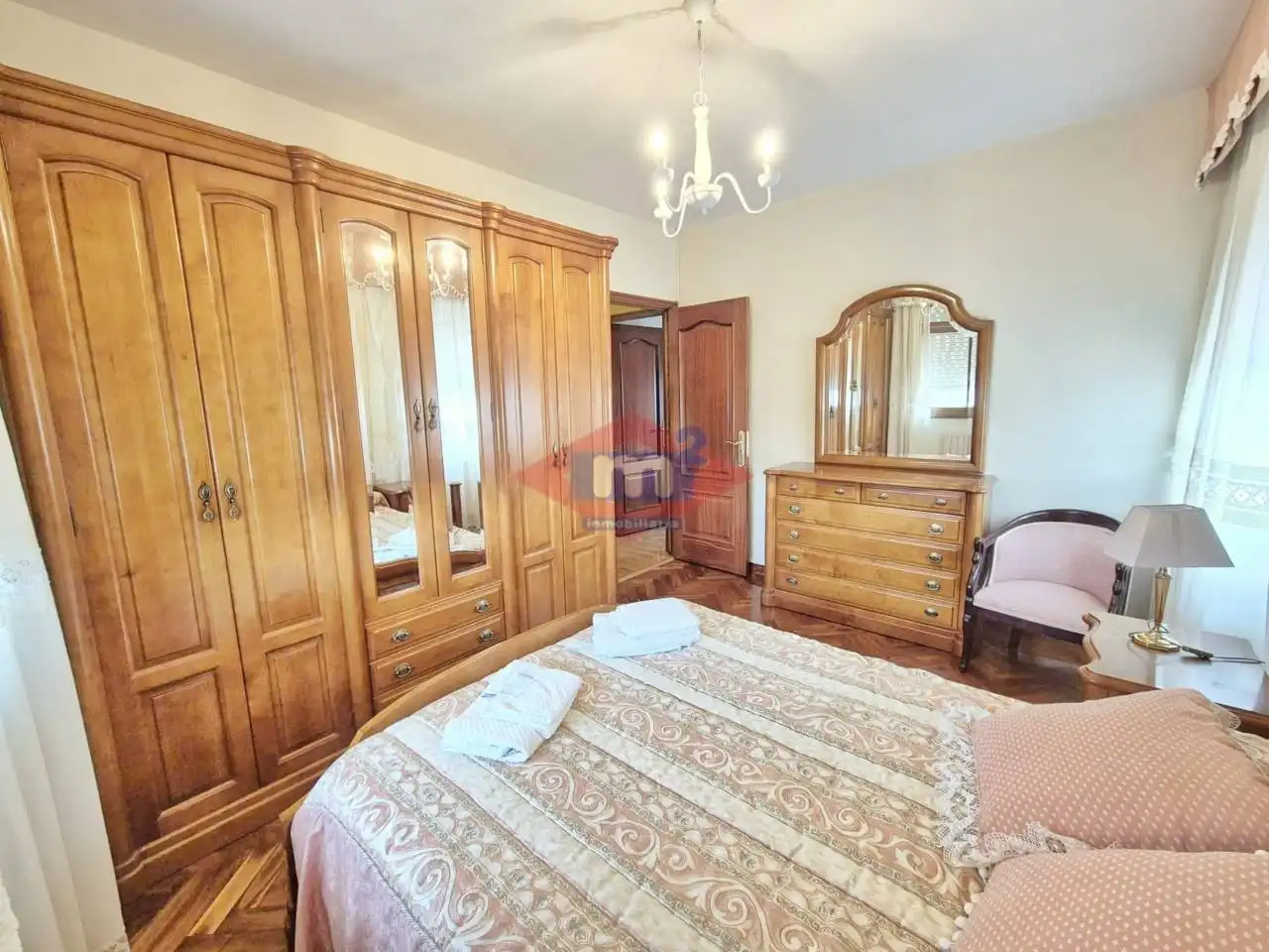Schlafzimmer von Haus oder Chalet zur Miete in Redondela mit Heizung, Privatgarten und Terrasse