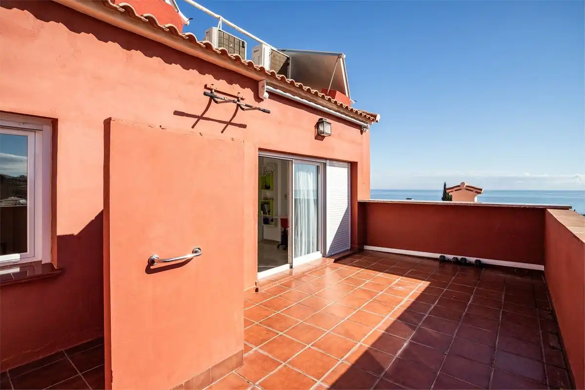 Terraza de Casa adosada en venta en Benalmádena con Amueblado