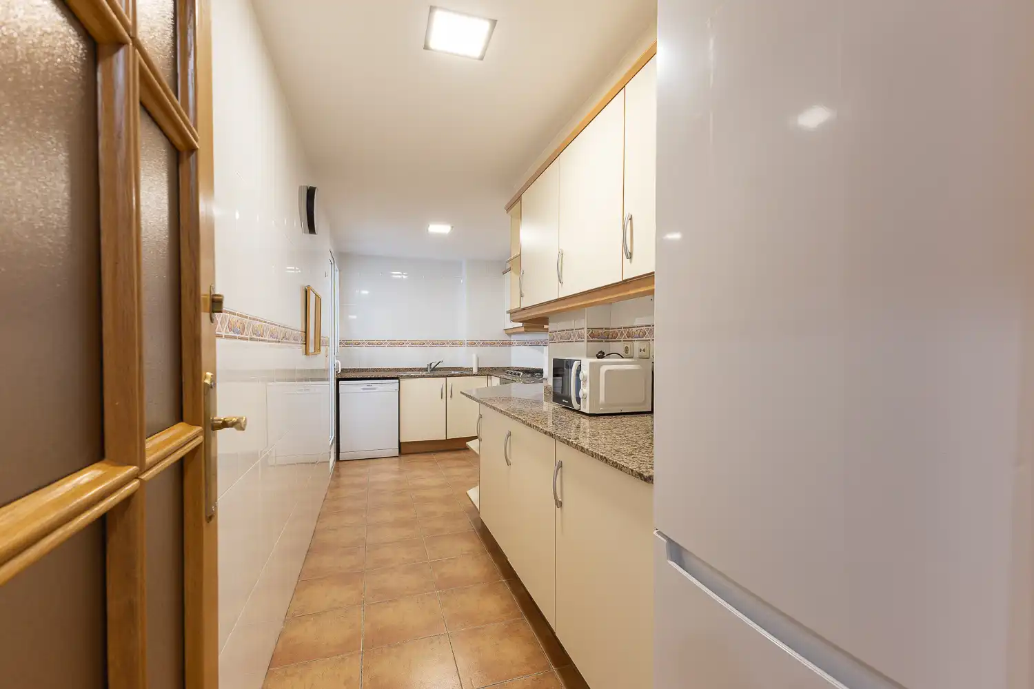 Küche von Wohnung zur Miete in Valencia mit Klimaanlage, Heizung und Balkon
