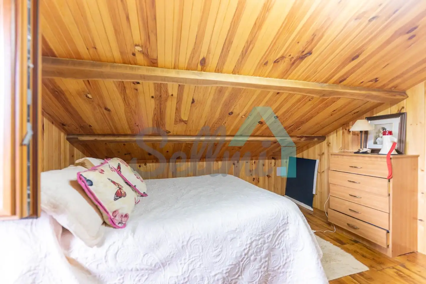 Bedroom of Houses for sale in Valdés - Luarca  with Private garden, Parquet flooring and Terrace