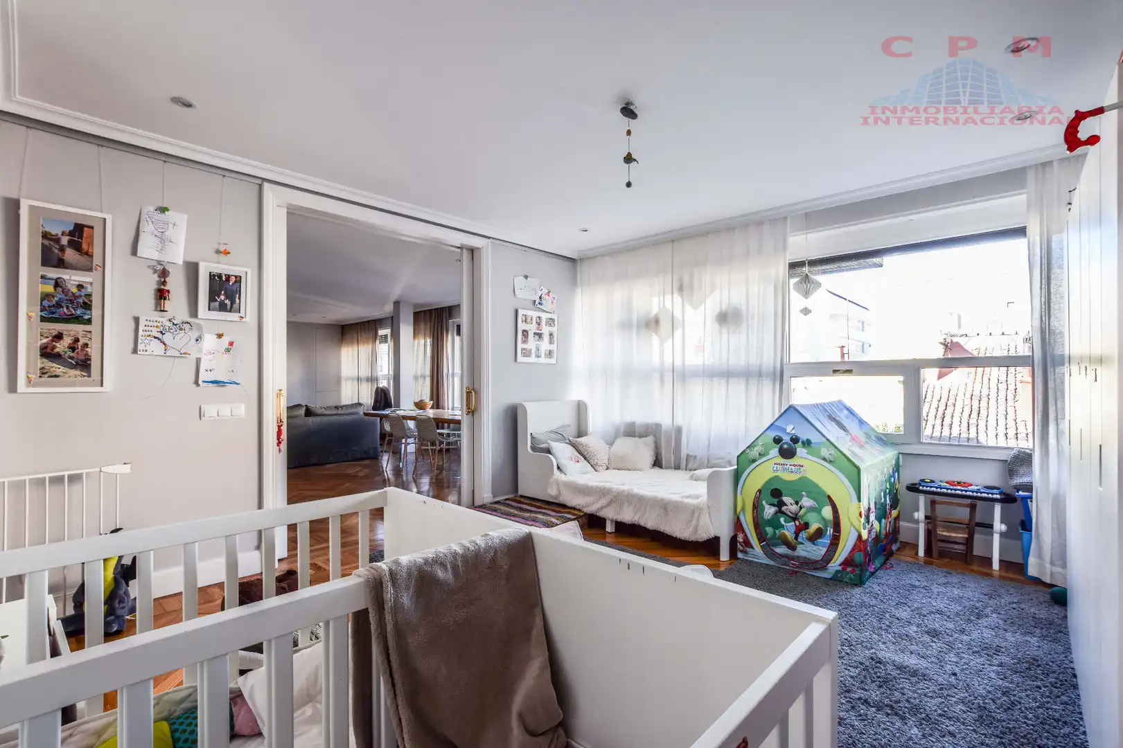 Bedroom of Flat for rent in Madrid  with Air Conditioner, Heating and Parquet flooring